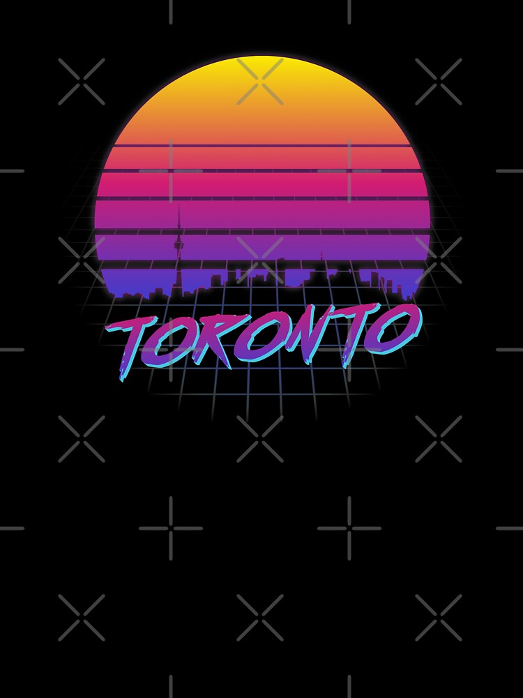 Synthwave Toronto Sunrise - Grid by BoredGames