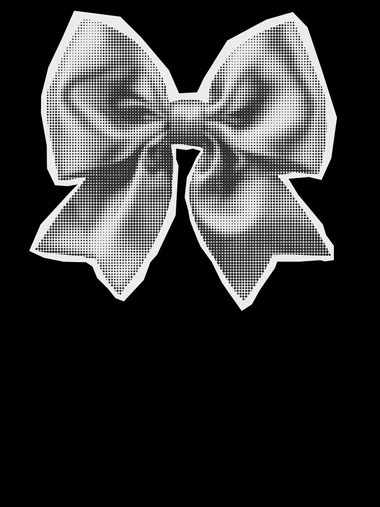 black and white retro bow by shmugytopy