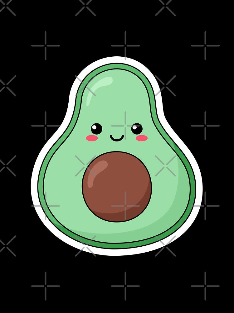 Avocado Sticker by FLOWER--ART