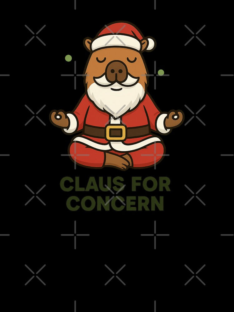 Capybara Santa Zen by RetroPop23