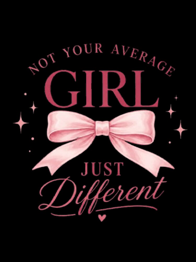 Not Your Average Girl Pink Coquette Bow by AveniaOficial
