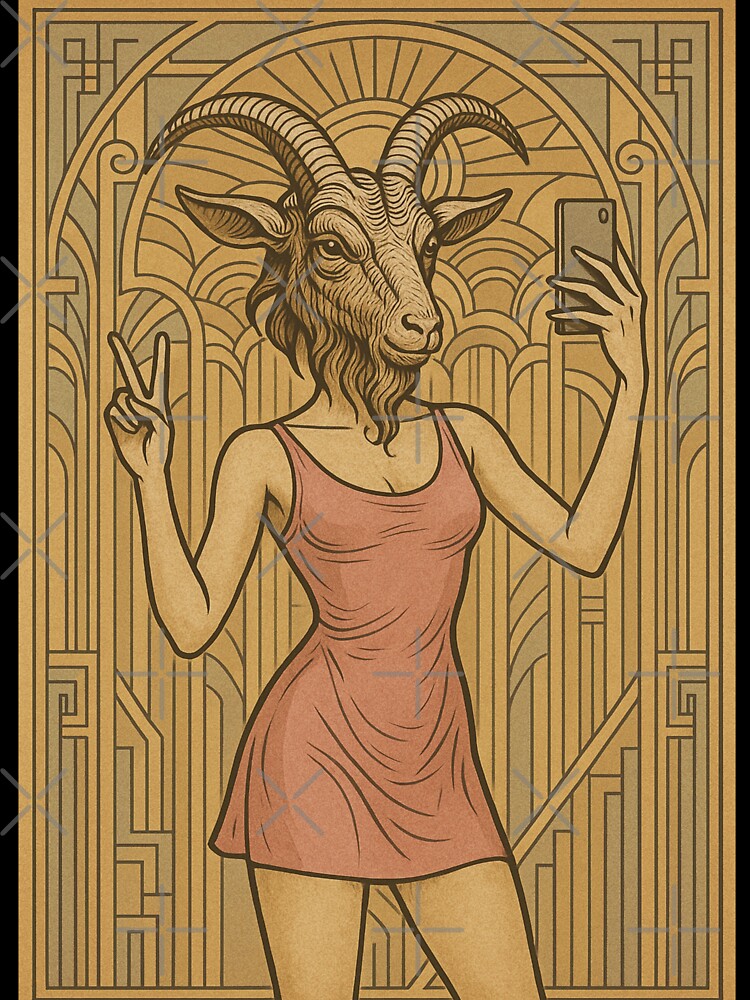 "Occult Goat Goddess – Mystic Feminine Power by ReyDeLaCalle