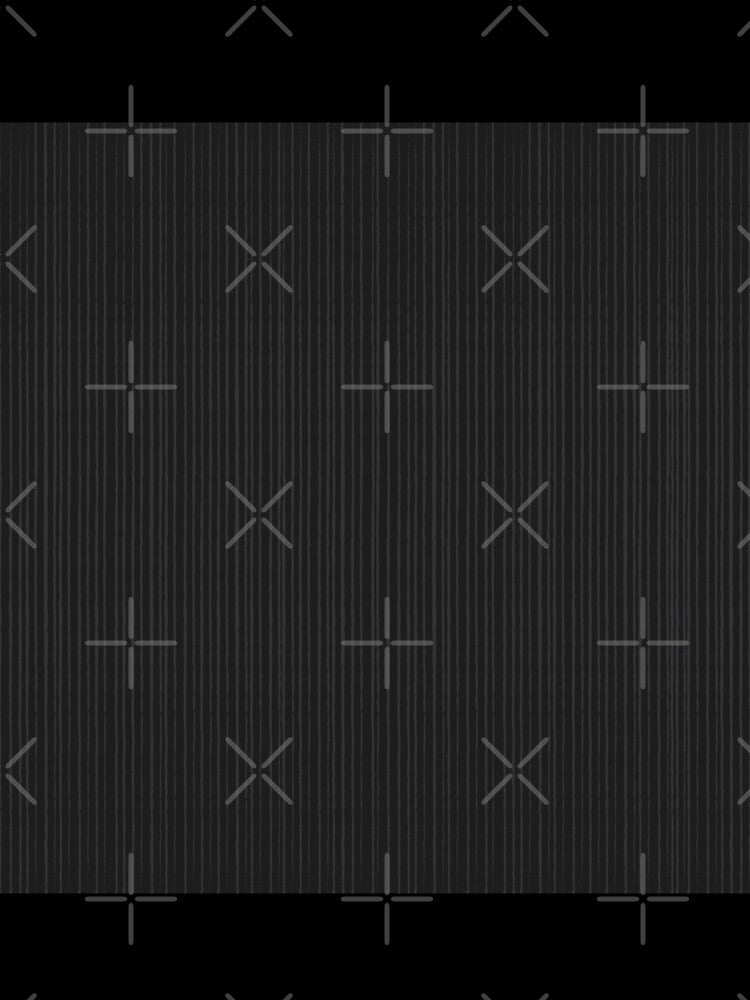 Xmas Black Color_ Black Colour (Straight Lines) by mimihuang creations