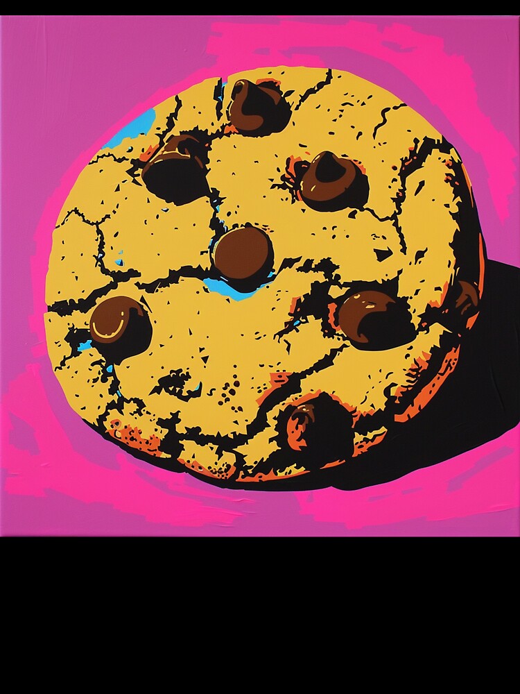 Chocolate Chip Cookie Pop Art 7 by AstroRisq