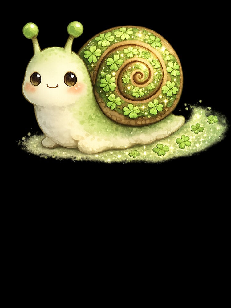 Slow Living, Big Luck – Cozy Irish Cottagecore Snail by PunchDrop