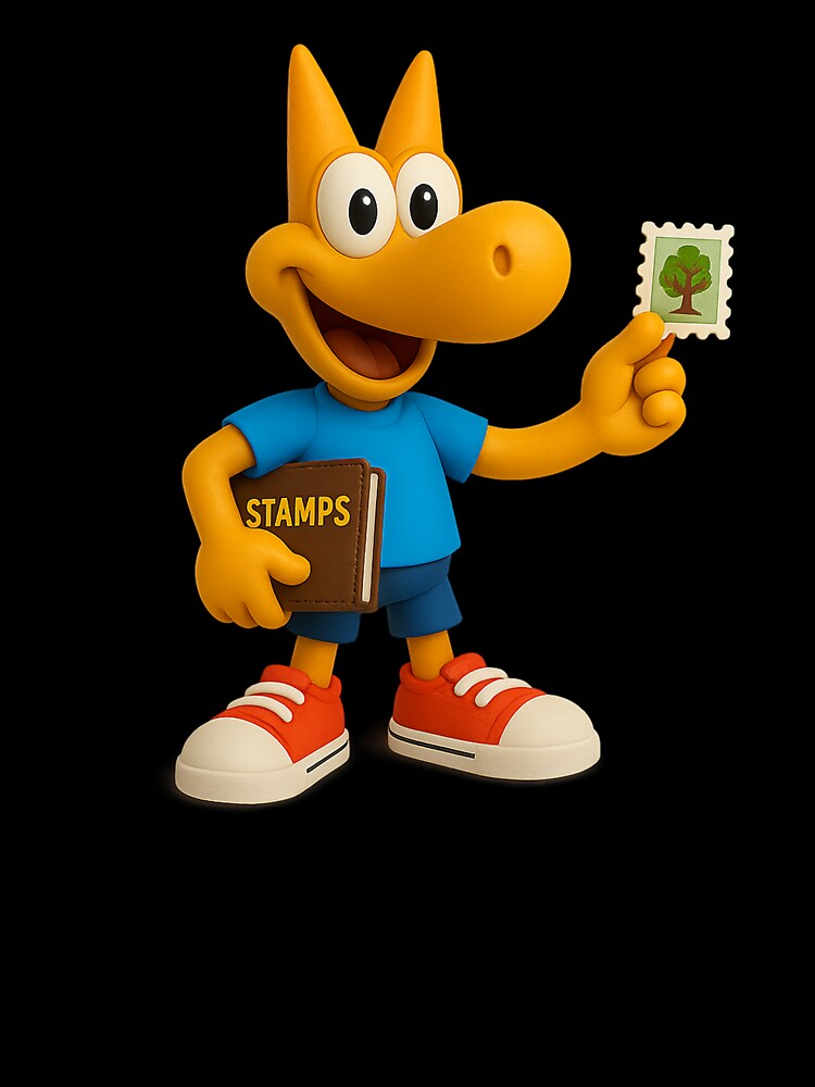 Funny Stamp Collecting Character – Perfect Philatelist Gift by SnoyTextil