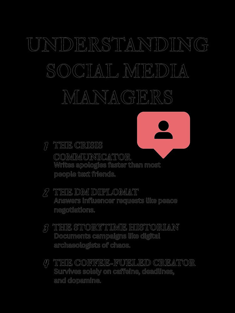 Understanding Social Media Managers – Funny Definitions for Marketers by PsyFlow35