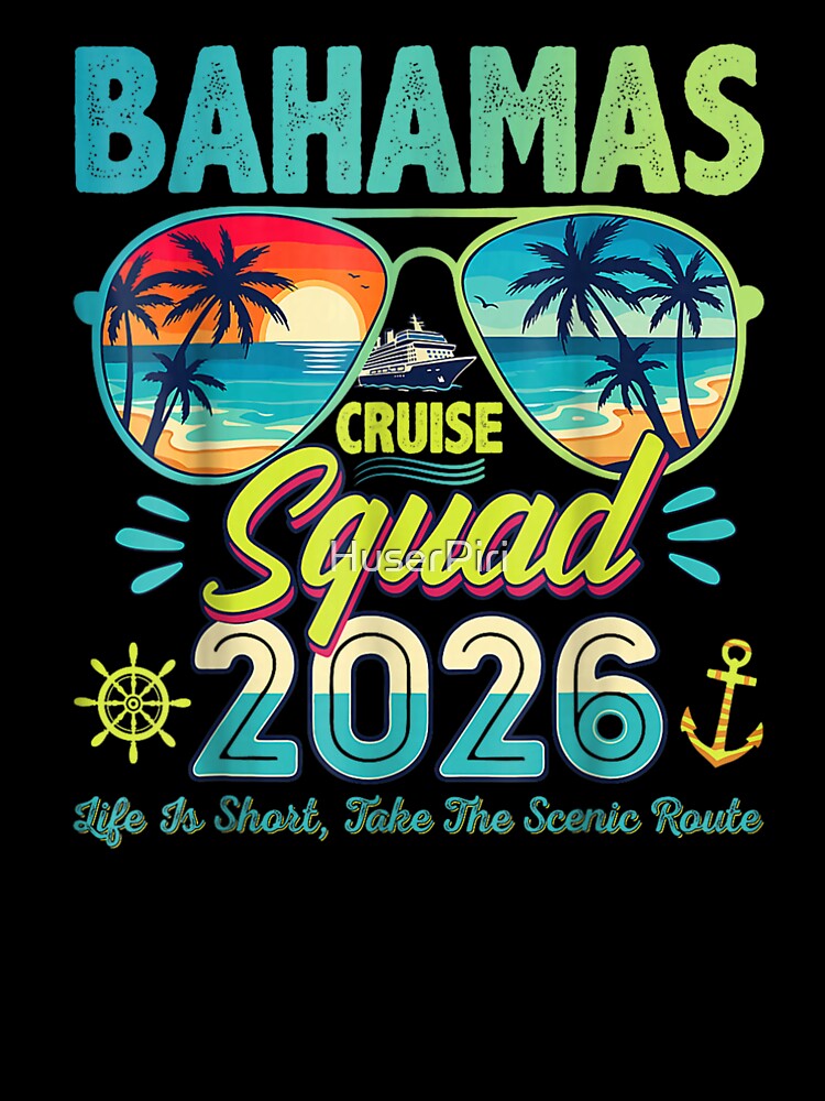 Bahamas Cruise Squad 2026 Family Vacation Cruise Shirt by HuserPiri