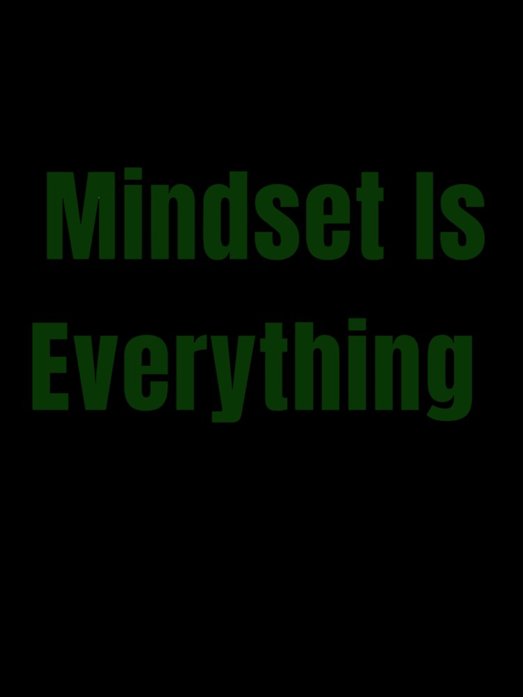 Mindset is Everything – Motivational Fitness Quote by FitAuraStudio