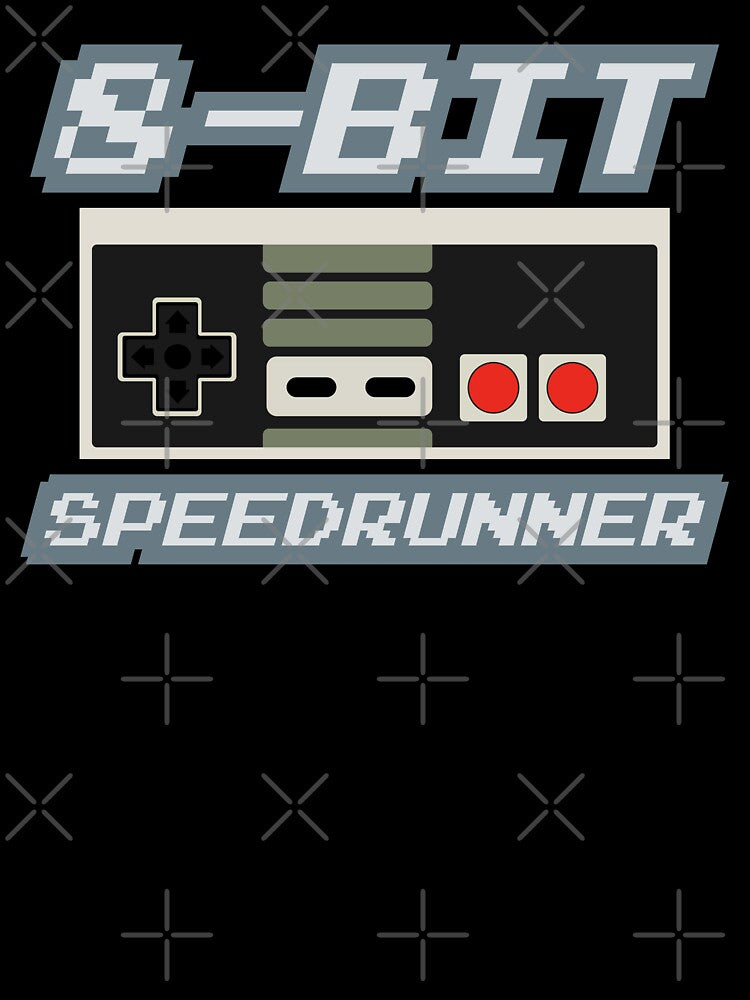 8-Bit Games Speedrunner by BRU Design