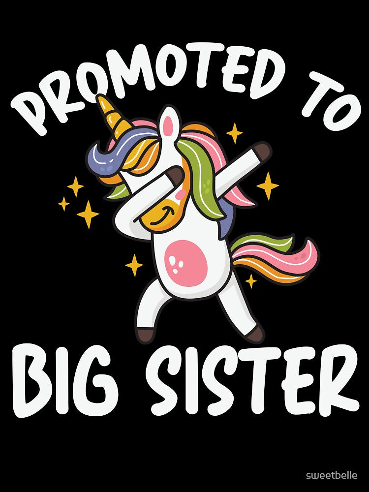 Promoted to Big Sister Dancing Unicorn by sweetbelle