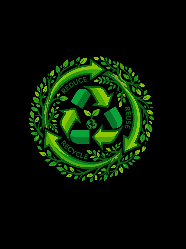 Earth First Circular Economy Zero Waste Eco Friendly by PictoVibe