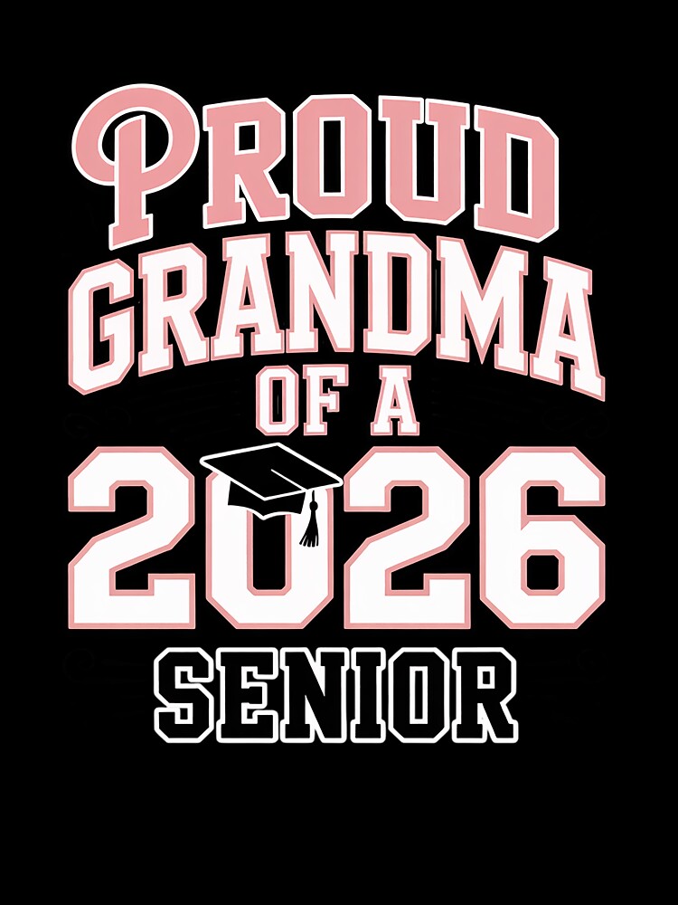 Proud Grandma Class 2026 Senior Graduate Graduation Matching by Rrettgison
