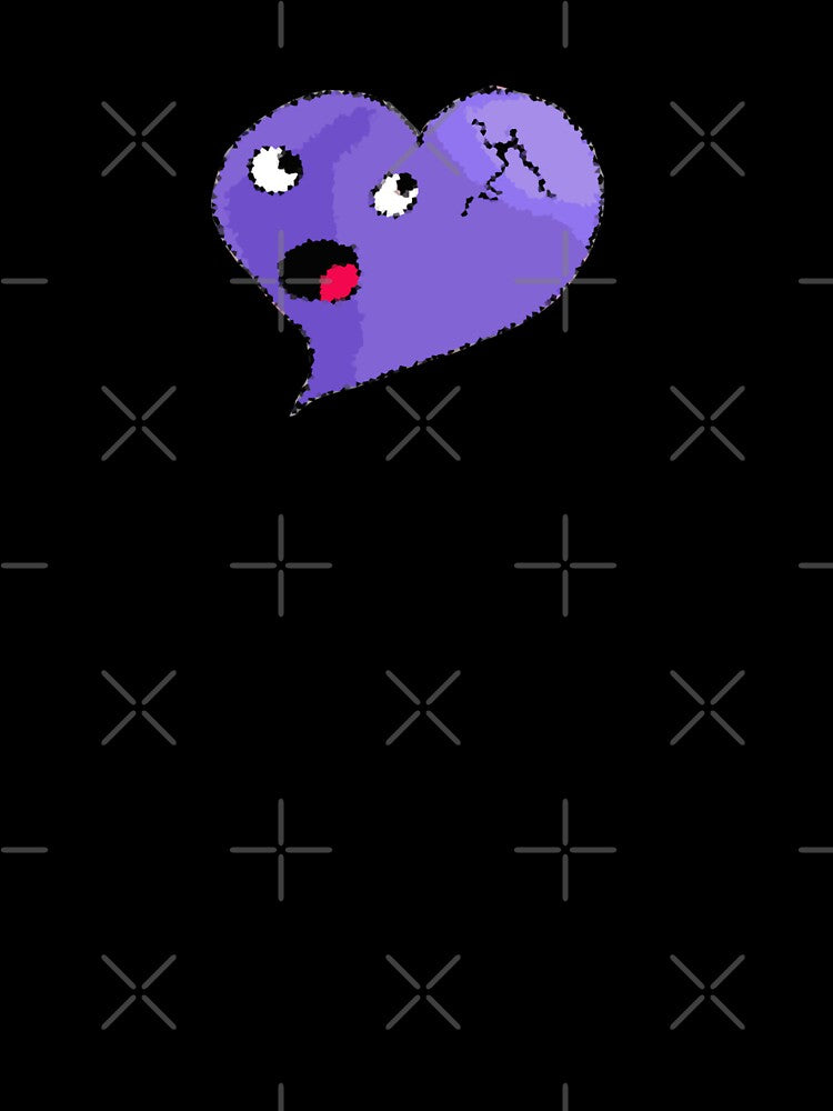 Valentine day broken heart pixelated by Coffeemerc117