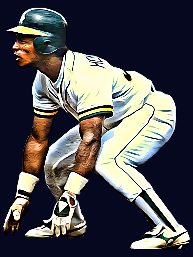Baseball Rickey Henderson Oakland's Man Of Steal/Gifts For Men & Women by JessicaBuchan