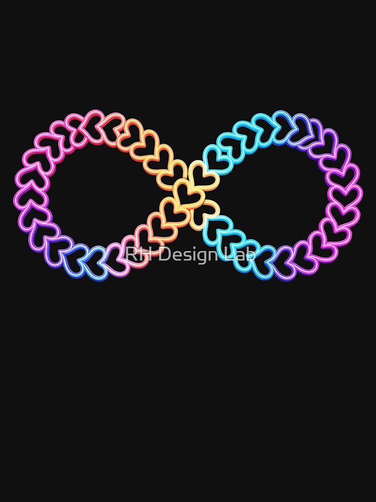 Infinite Love – Neon Loop Symbol 2 by RH Design Lab