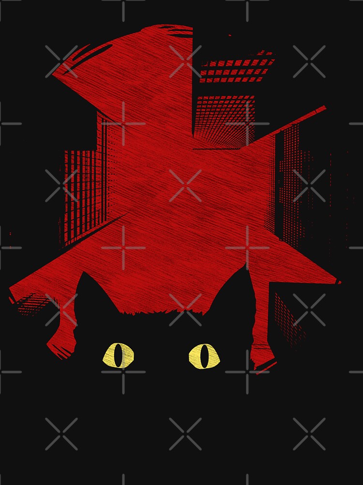 City black cat by clingcling