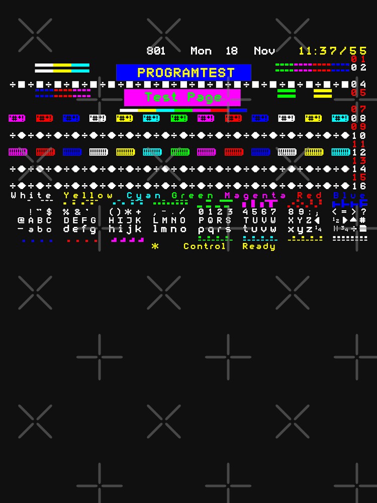 Teletext Test Page by WheresMyMojo