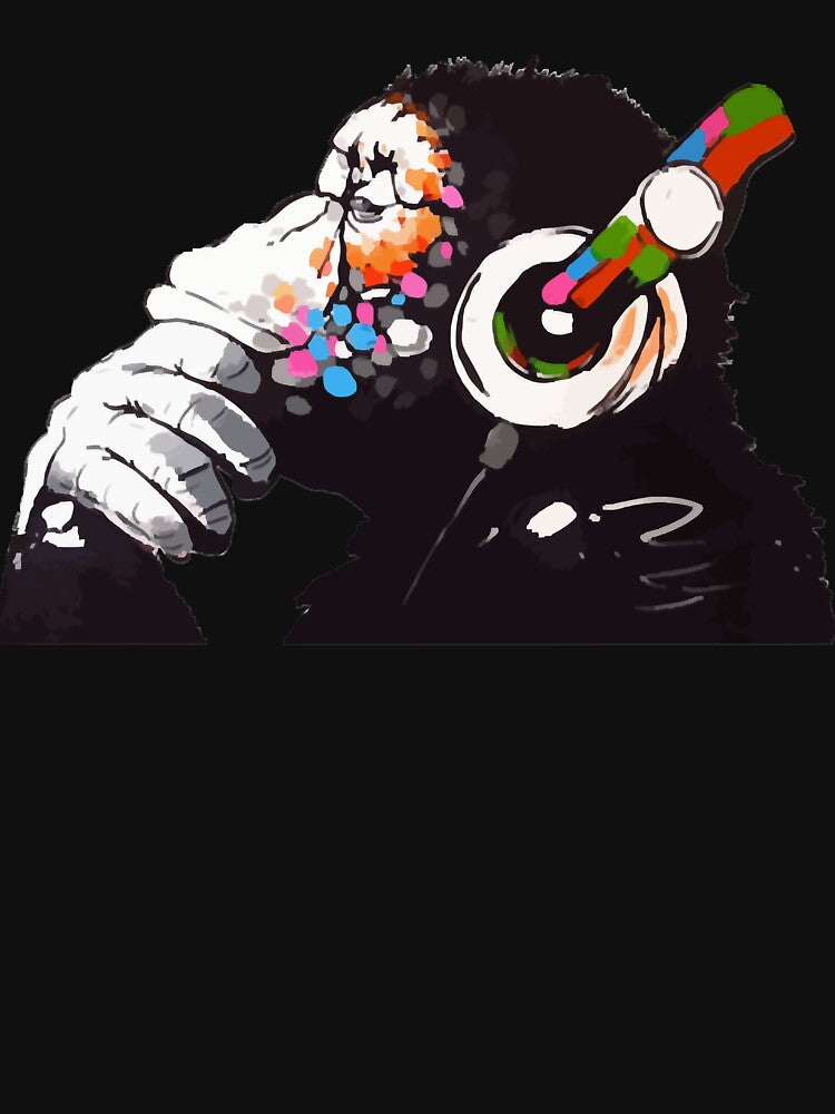 Banksy BANKSY DJ Monkey Thinker by adamstore0015