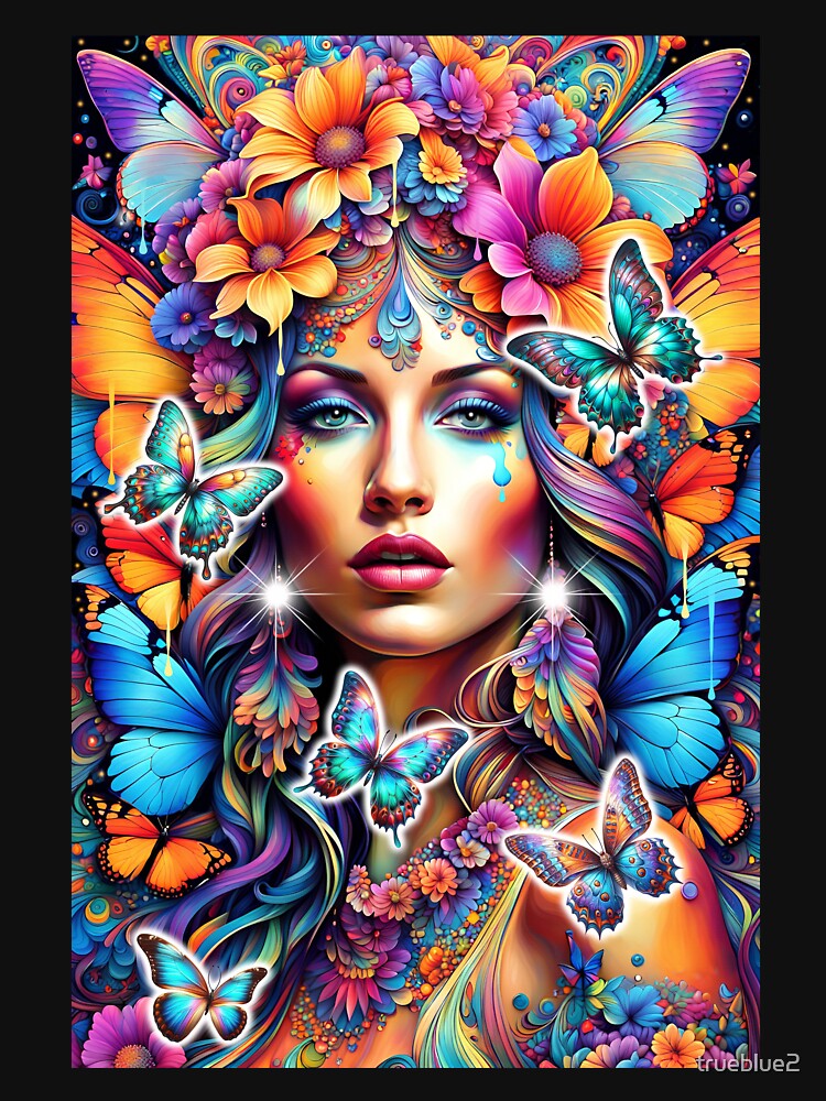 Hippie Trippy Girl by trueblue2