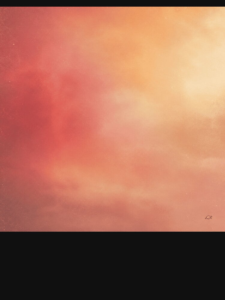 Aura Aesthetic Shirt  Dream Haze Minimalist Color Field Art by POD DYNASTY | Original Print On Demand T-Shirt Graphics