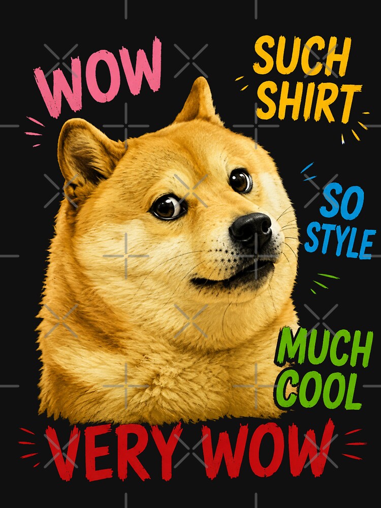 Doge Very Wow T-shirt by diamdesign