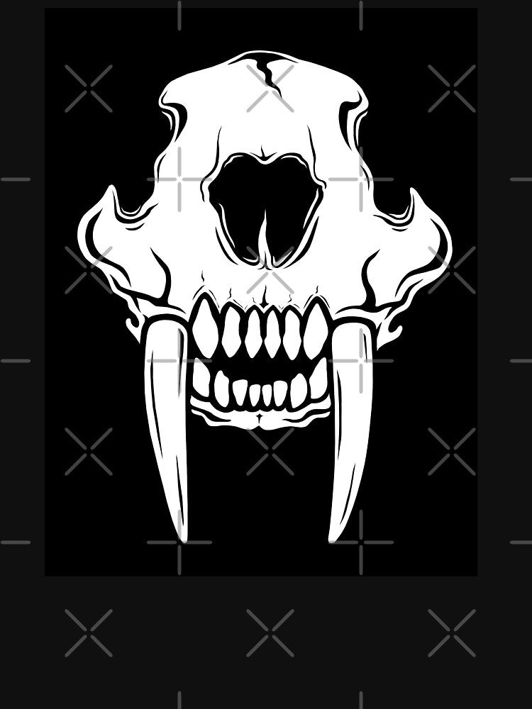 Animal Skull With Fangs by Soaked-N-Bleach