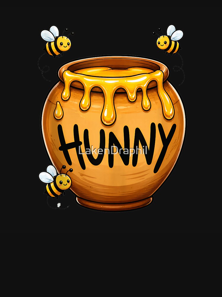Cute Honey Pot Bees Sweet Bumblebee Cottagecore Nature Happy Aesthetic Gift by LakenDraphil