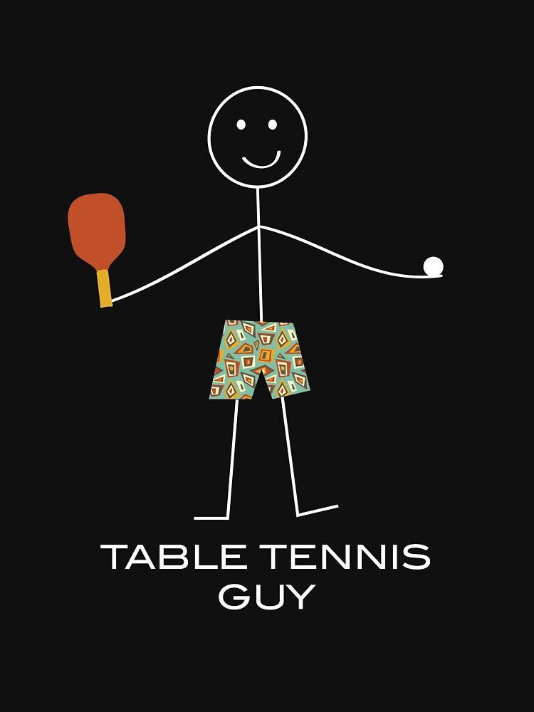Funny Mens Table Tennis Design by whyitsme