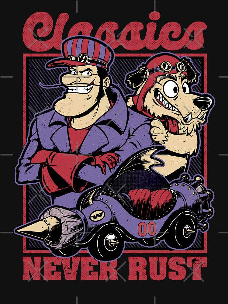 Racer Cartoon Villain - Vintage Retro TV Show by Studio Mootant