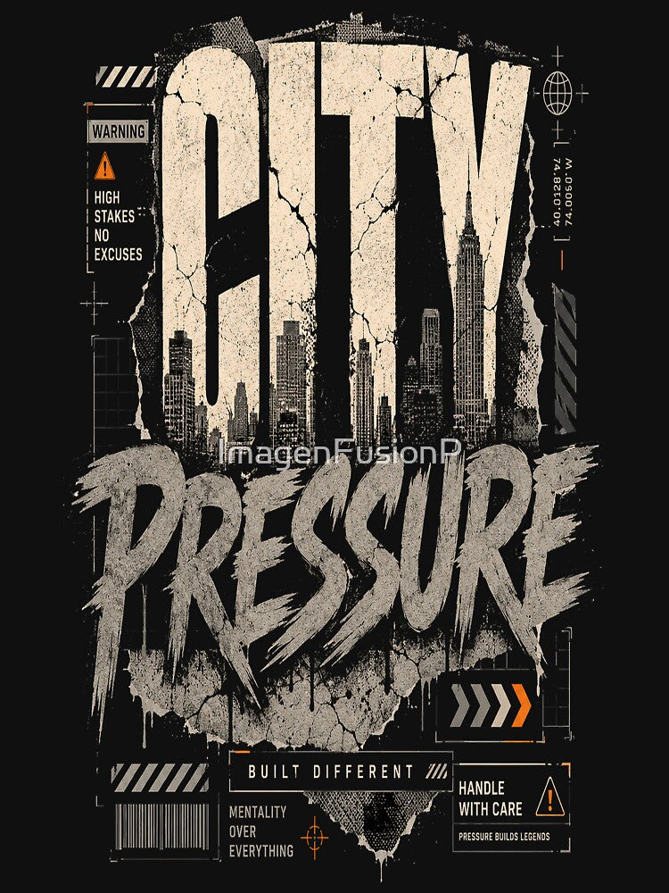 City Pressure Urban Grunge Streetwear by ImagenFusionP