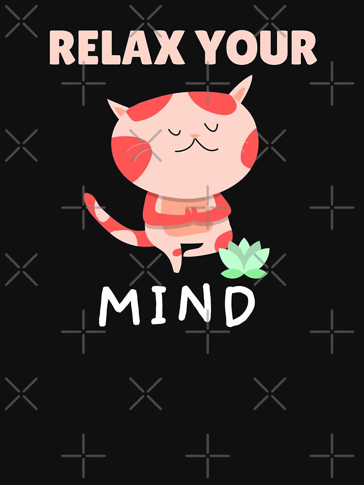 Kopie von Breath! - Cat practicing yoga lotus flower by GLwithUs