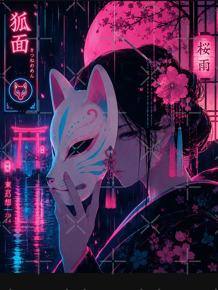 Neon Kitsune Girl by TOKYOSTUDIO