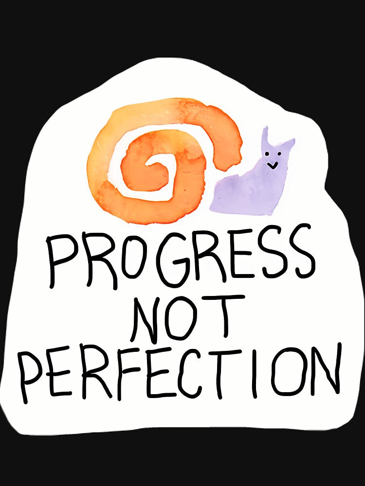 Progress Not Perfection Snail by fmwlsjzymk68