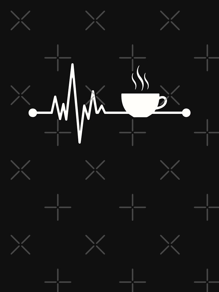 Coffee Heartbeat Life Line Caffeine Lover Essential by PopStars1993