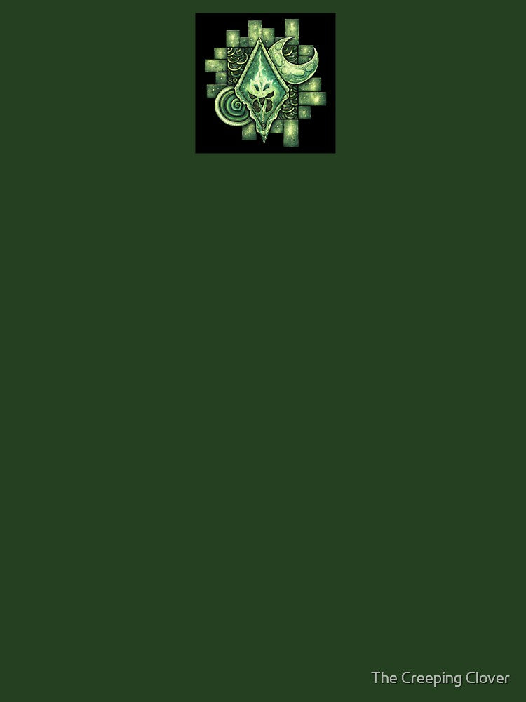 Green Ancient Talisman of Eternal Renewal by The Creeping Clover