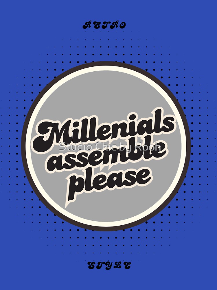 Millenials assemble retro style design by Rooh by Studio Chic by Rooh