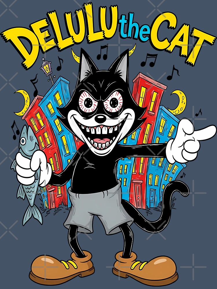 Delulu The Cat by Based Originals
