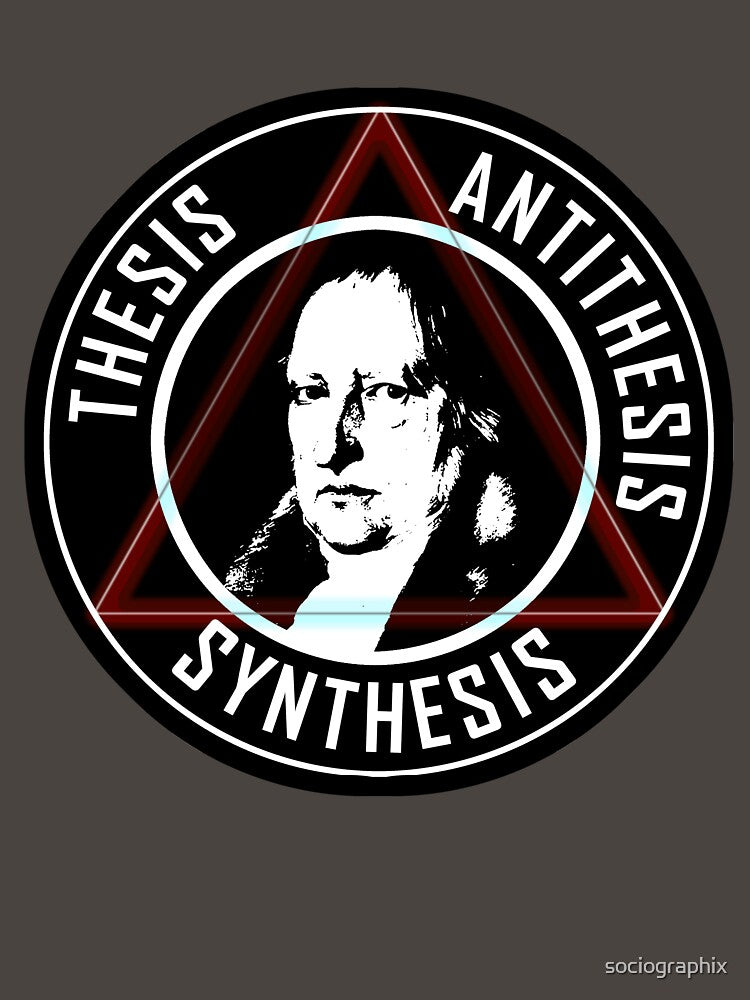 HEGEL - THESIS ANTITHESIS SYNTHESIS - DIALECTIC by sociographix