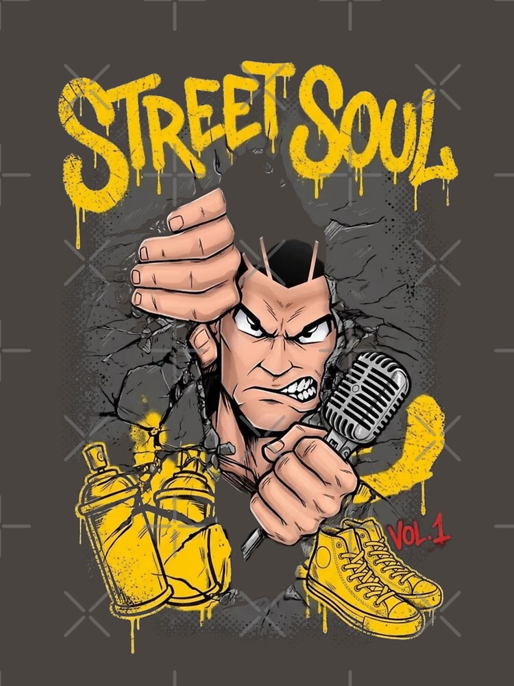 StreetSoul Urban Streetwear Graphic Tee | Modern City Style Typography Design by RajDeals