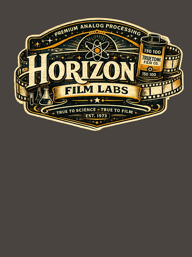 Horizon Film Labs Retro Film Photography Badge by Golden Era Studio
