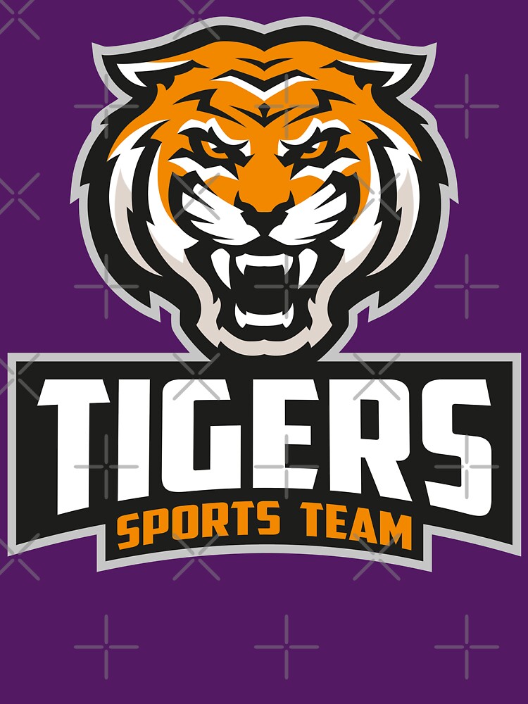 Tigers Sports Team | Fierce Tiger Mascot Athletic Graphic Design by MerlinWear