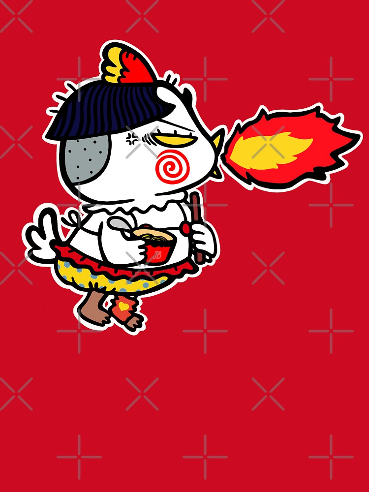 FIRE BREATH! The Spiciest Noodles! Buldak Hot Chicken Flavor Ramen. It's so hot! by PickledjoArt