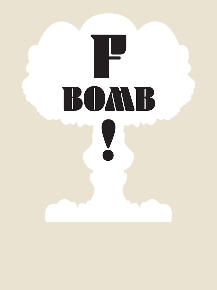 F-Bomb Retro Print Double Meaning Unisex design by Lisbob
