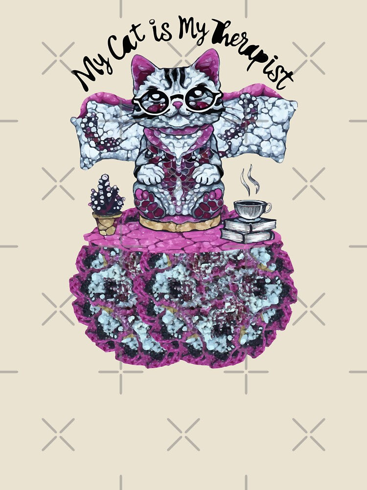 My Cat is My Therapist, Surrounded by Erythrite by ArtDesignTp