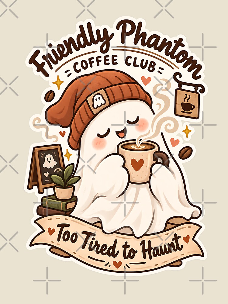Friendly Phantom Coffee Club by Thai Vibe Studio