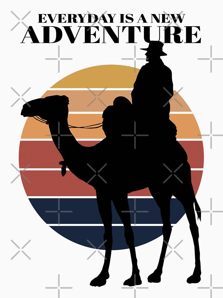 Vintage Camel Adventure in the desert by KewaleeTee