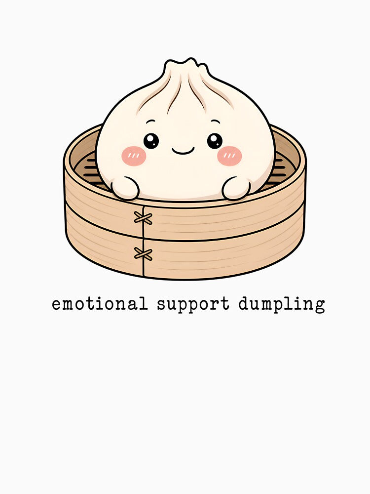 Emotional Support Dumpling Cute Kawaii by cute stuff too