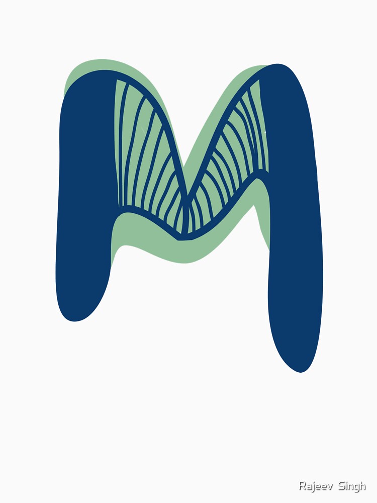 Initial Monogram M by Rajeev  Singh