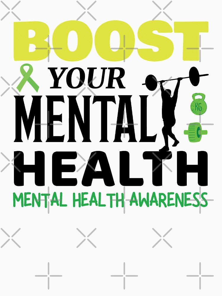 Mental Health Awareness - Boost Your Mental Health By Sweating by OwlCanvas